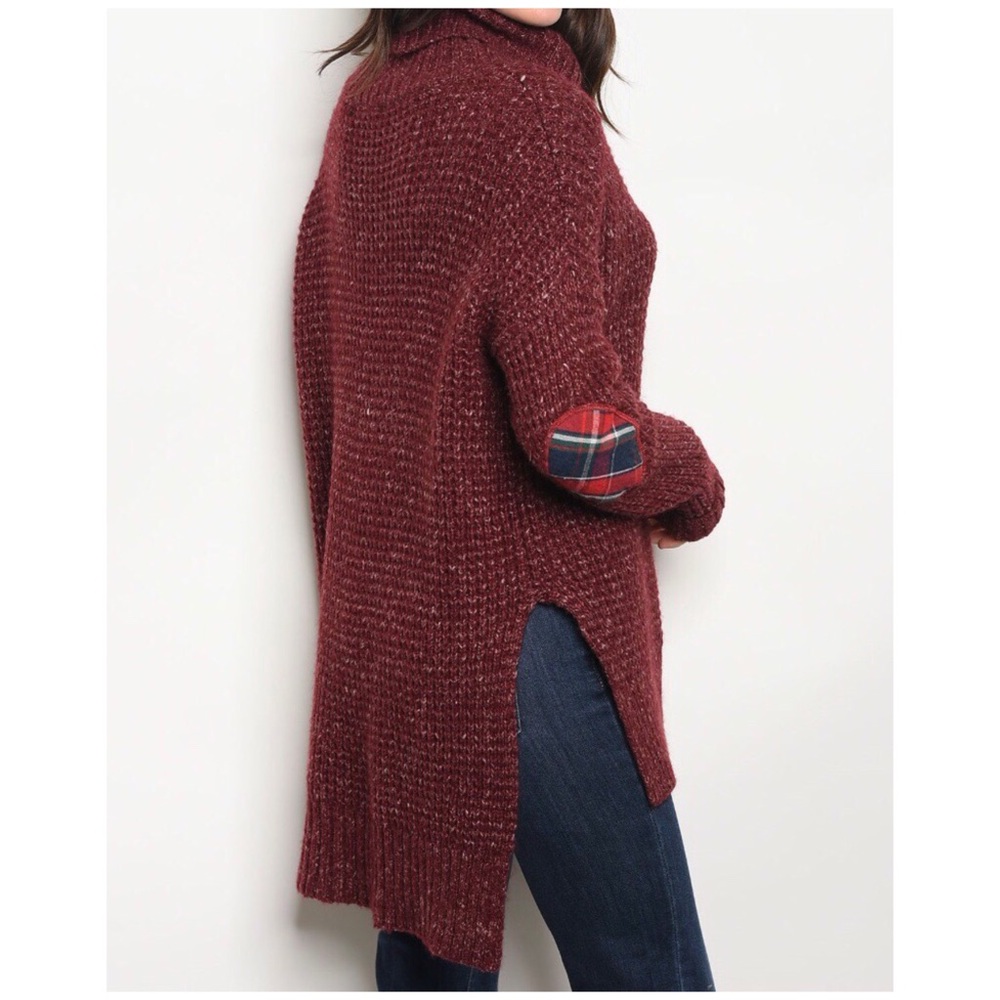 ❄️LAST2️⃣//BURGUNDY TURTLENECK SWEATER - Picture 4 of 10